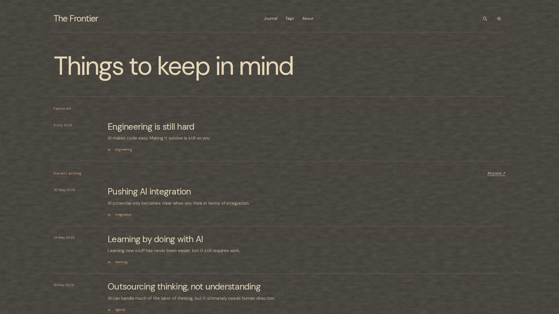 Vellum homepage preview